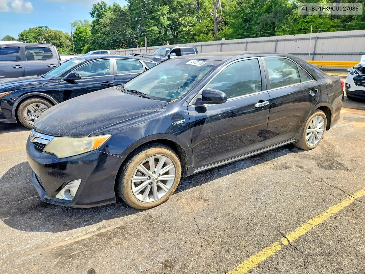 2012 Toyota Camry Hybrid Xle VIN: 4T1BD1FK9CU027086 Lot: 49737906
