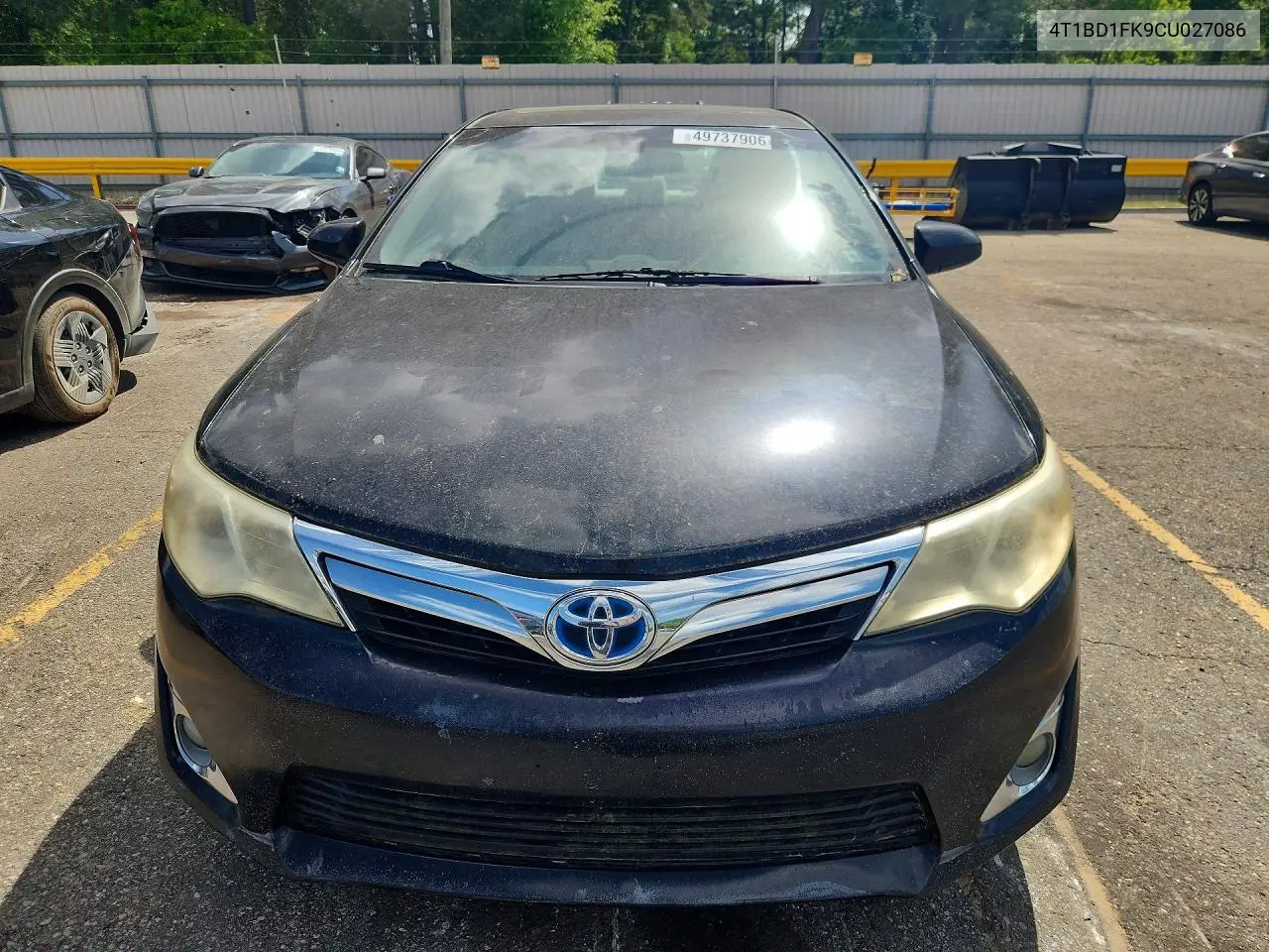 2012 Toyota Camry Hybrid Xle VIN: 4T1BD1FK9CU027086 Lot: 49737906