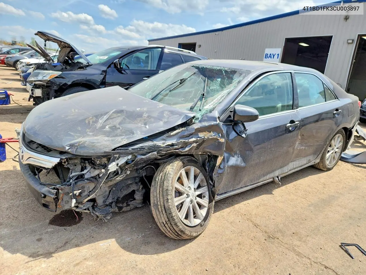4T1BD1FK3CU003897 2012 Toyota Camry Hybrid Xle