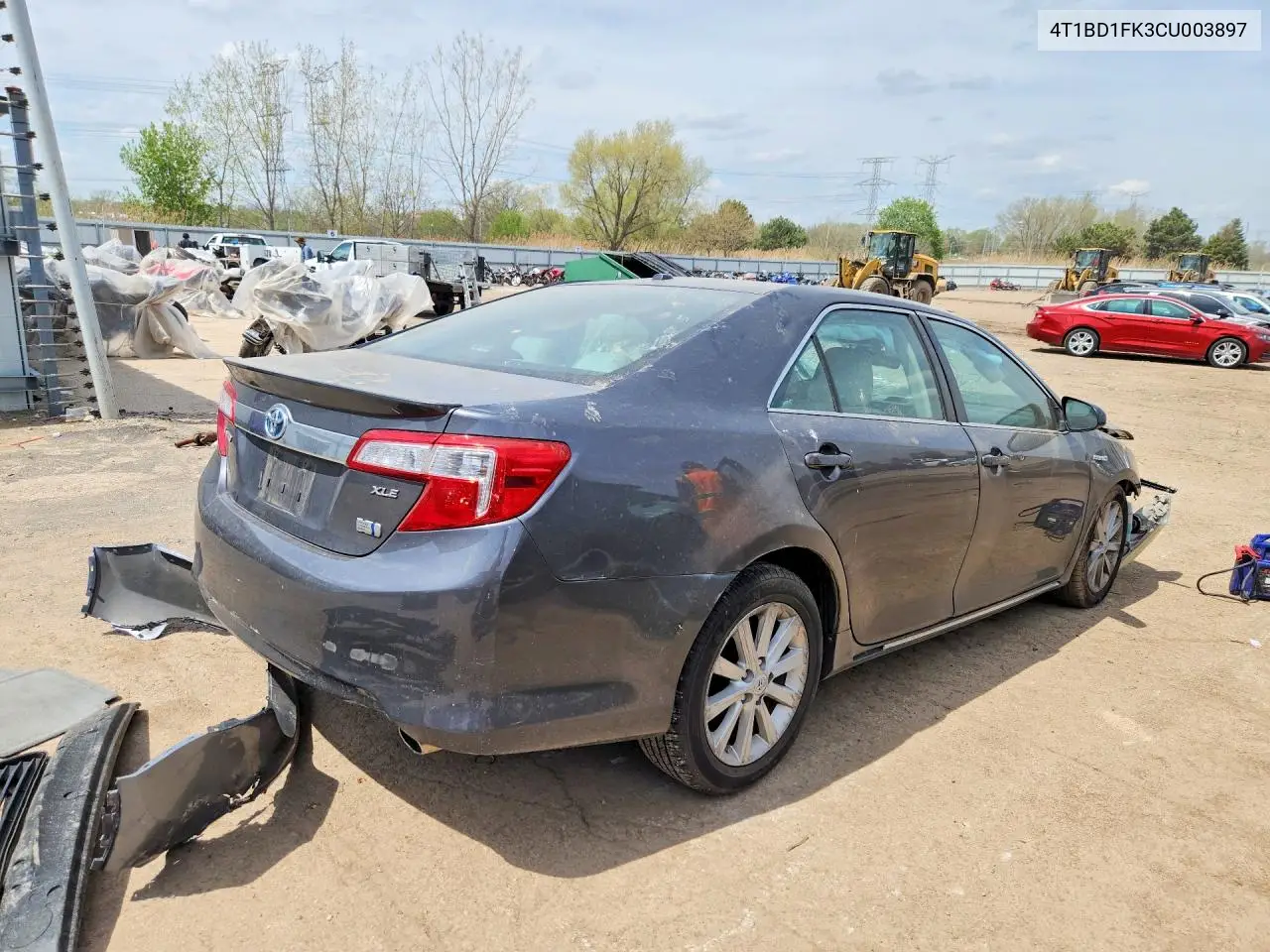 4T1BD1FK3CU003897 2012 Toyota Camry Hybrid Xle