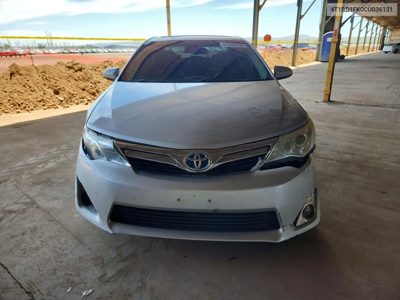 2012 Toyota Camry Hybrid Xle VIN: 4T1BD1FK0CU036131 Lot: 51340556