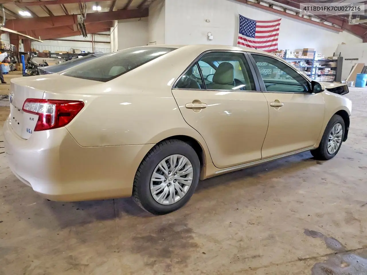 2012 Toyota Camry Hybrid Le VIN: 4T1BD1FK7CU027216 Lot: 53808806