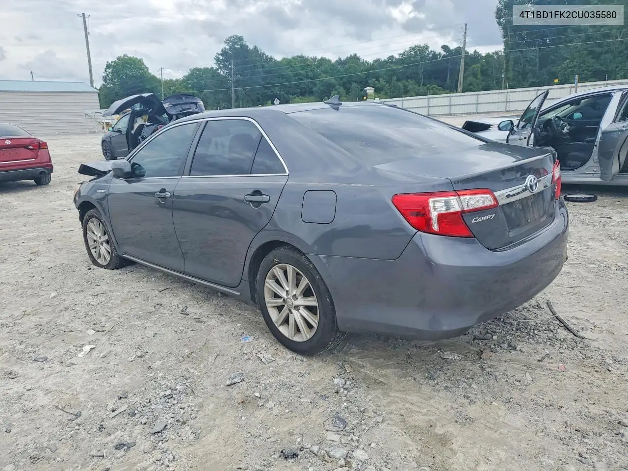 2012 Toyota Camry Hybrid Xle VIN: 4T1BD1FK2CU035580 Lot: 55108156