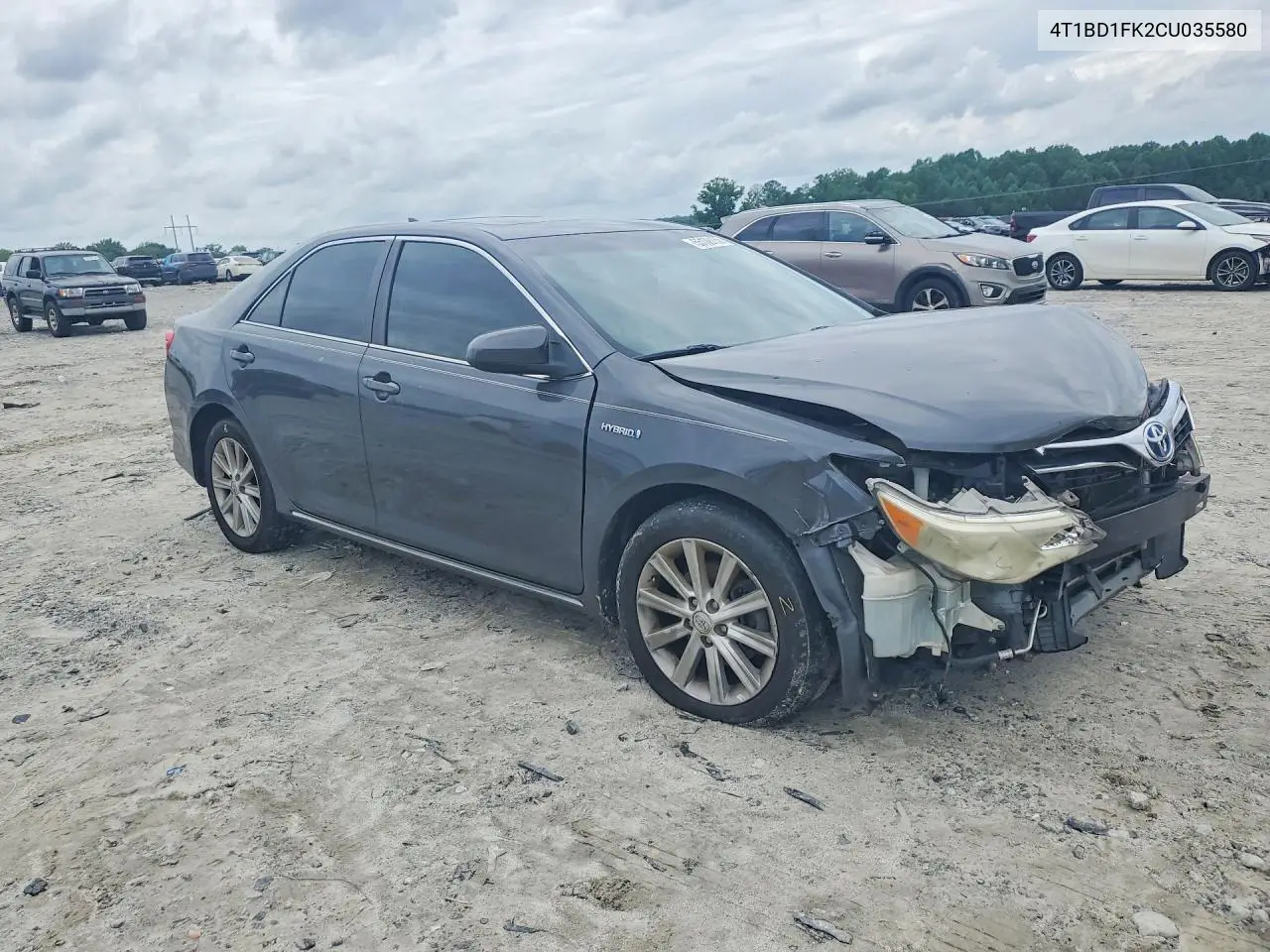 2012 Toyota Camry Hybrid Xle VIN: 4T1BD1FK2CU035580 Lot: 55108156