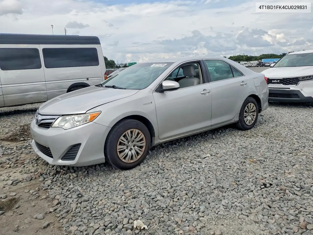 2012 Toyota Camry Hybrid Le VIN: 4T1BD1FK4CU029831 Lot: 56191286