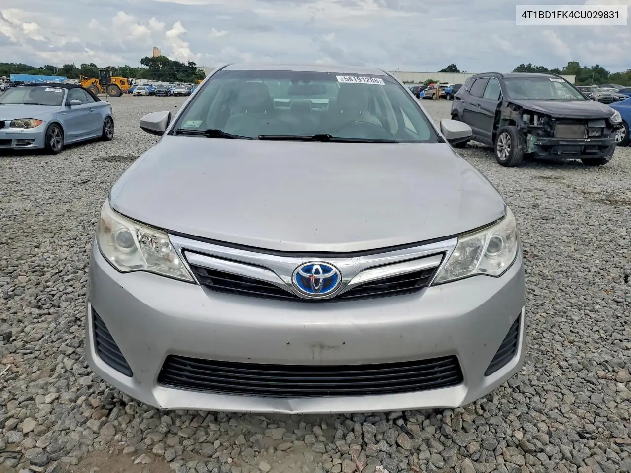 2012 Toyota Camry Hybrid Le VIN: 4T1BD1FK4CU029831 Lot: 56191286