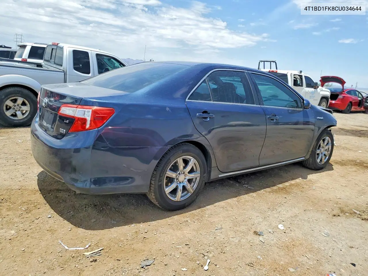 2012 Toyota Camry Hybrid Le VIN: 4T1BD1FK8CU034644 Lot: 56629996