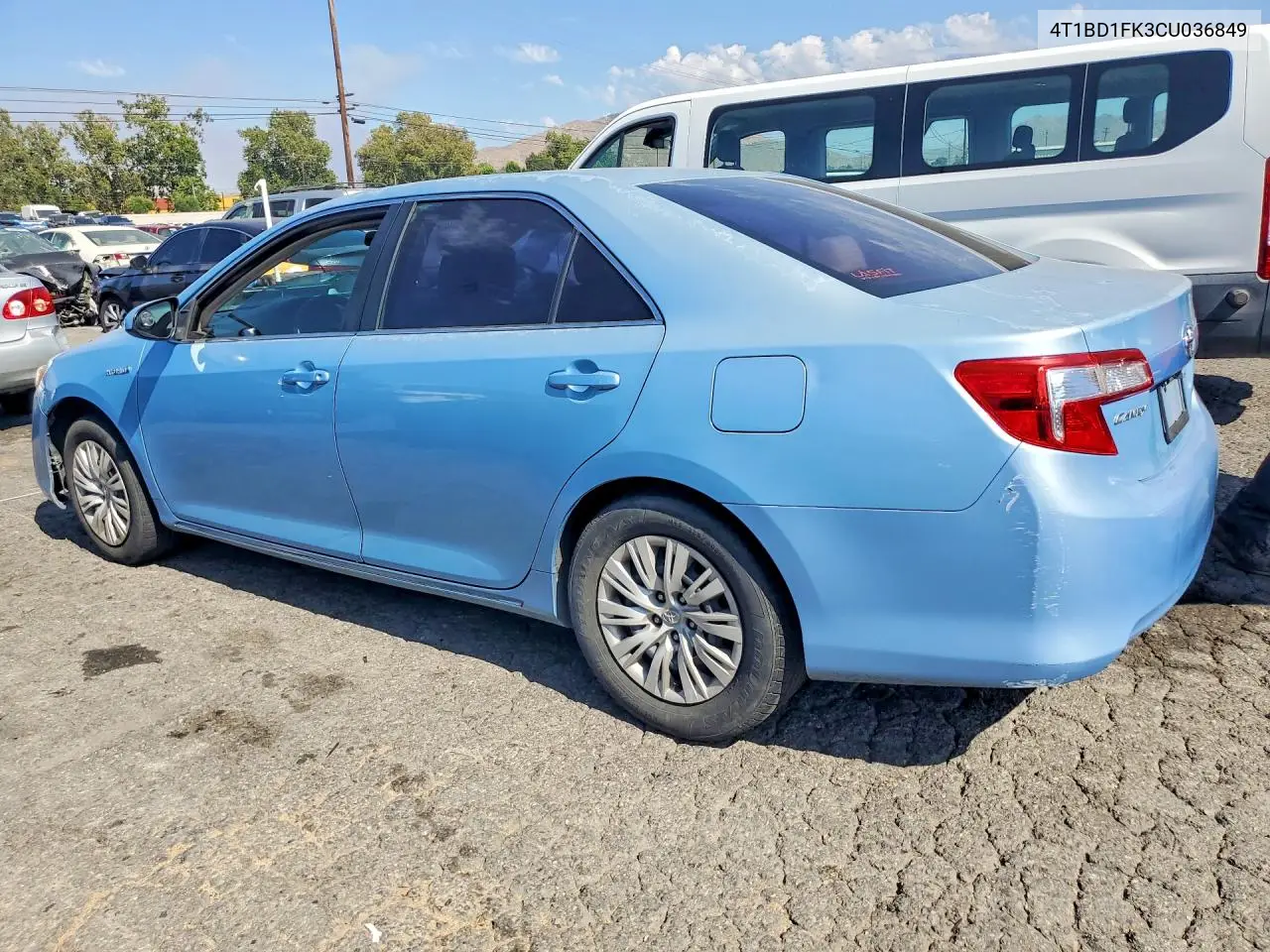 2012 Toyota Camry Hybrid Le VIN: 4T1BD1FK3CU036849 Lot: 56719236