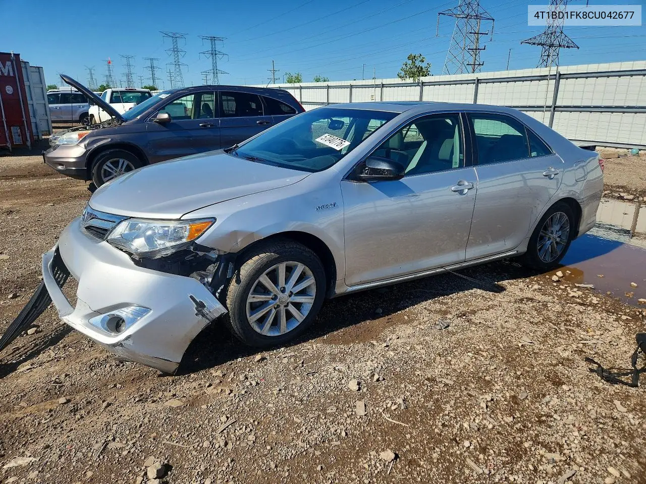 2012 Toyota Camry Hybrid Xle VIN: 4T1BD1FK8CU042677 Lot: 57040776