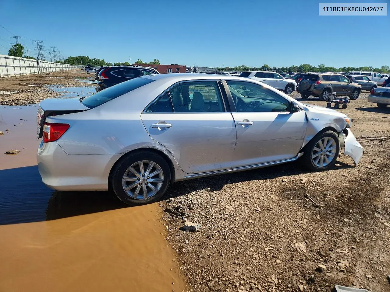 2012 Toyota Camry Hybrid Xle VIN: 4T1BD1FK8CU042677 Lot: 57040776