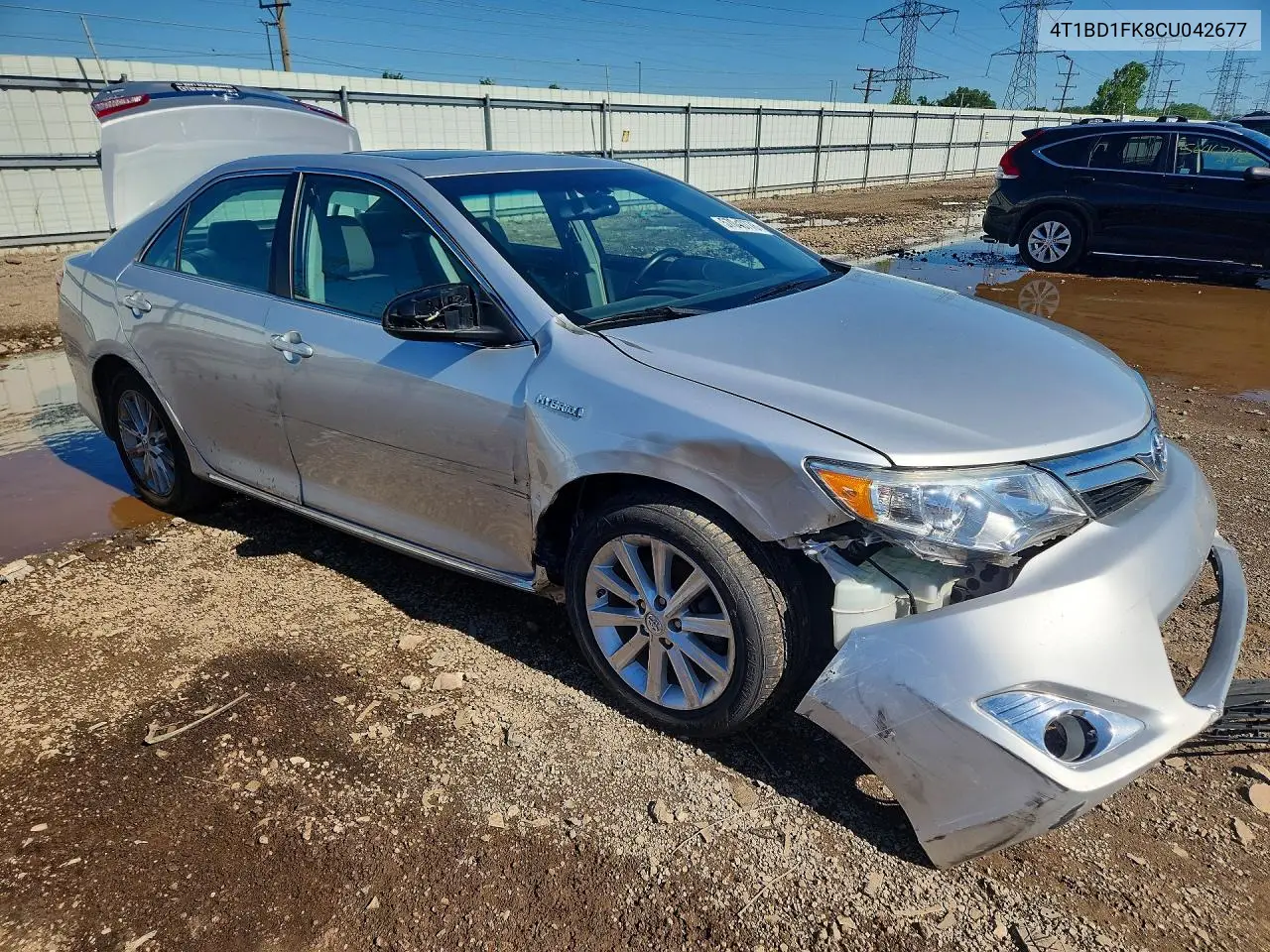 2012 Toyota Camry Hybrid Xle VIN: 4T1BD1FK8CU042677 Lot: 57040776