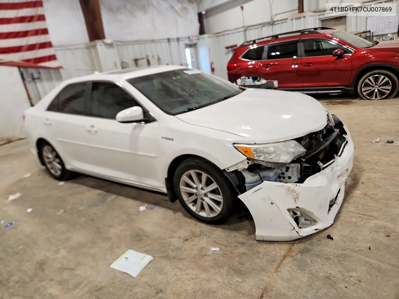 2012 Toyota Camry Hybrid Xle VIN: 4T1BD1FK7CU007869 Lot: 57358476