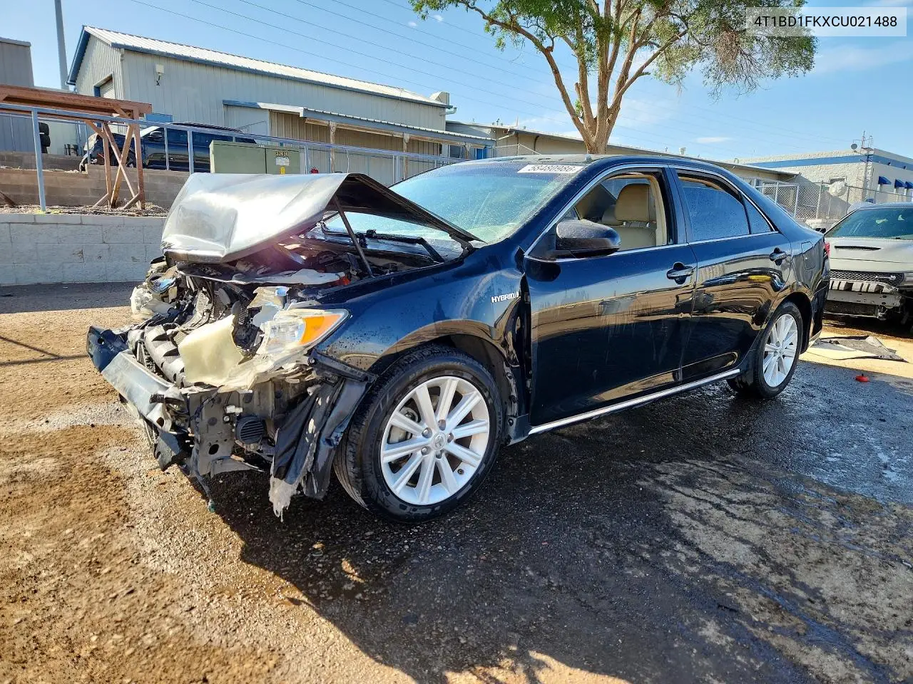 2012 Toyota Camry Hybrid Xle VIN: 4T1BD1FKXCU021488 Lot: 58480986