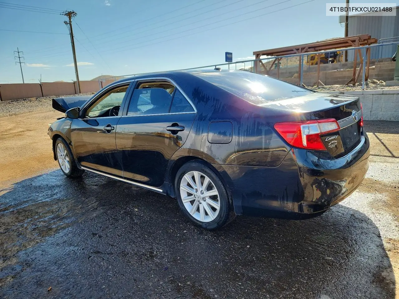2012 Toyota Camry Hybrid Xle VIN: 4T1BD1FKXCU021488 Lot: 58480986