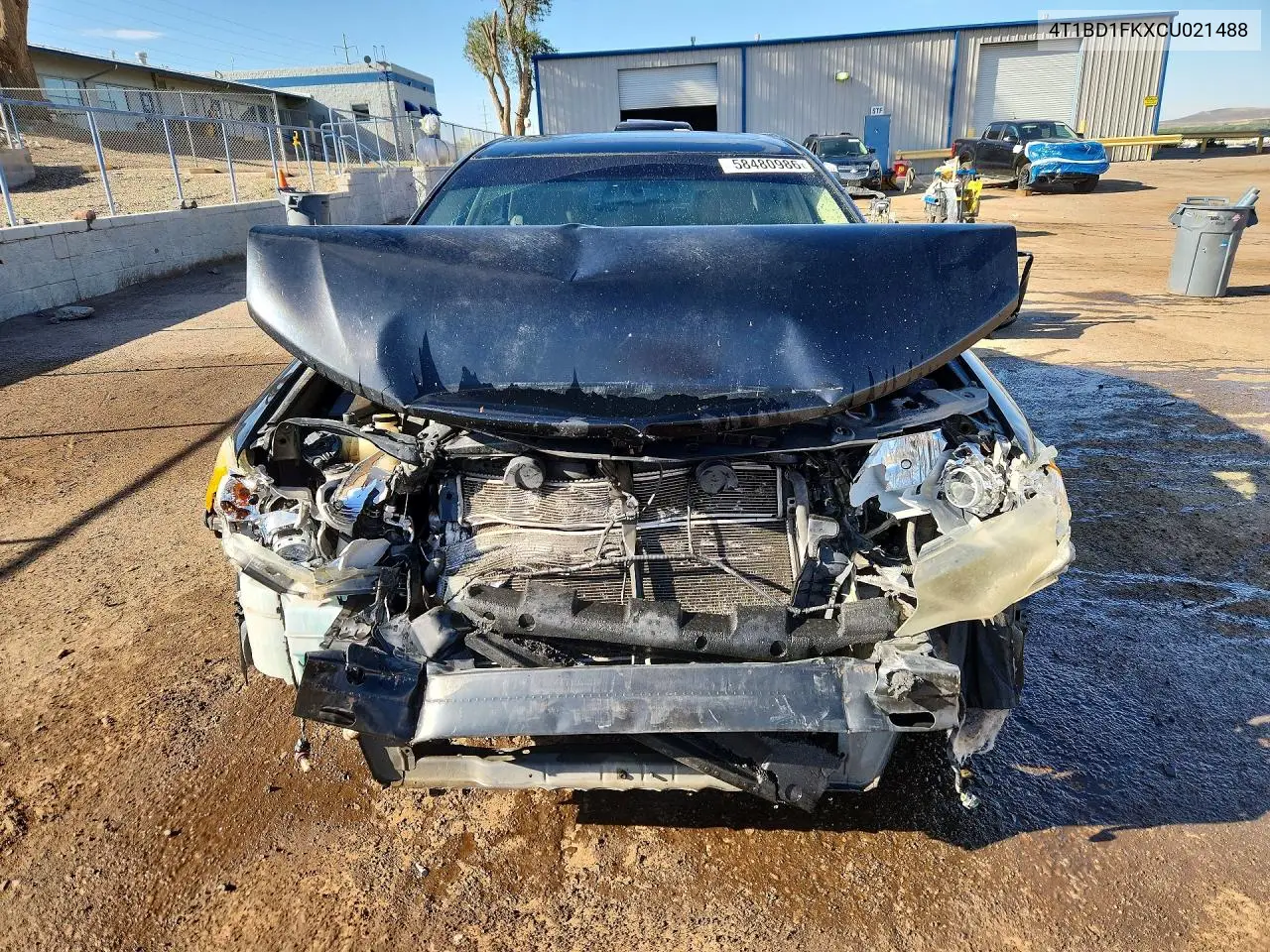 2012 Toyota Camry Hybrid Xle VIN: 4T1BD1FKXCU021488 Lot: 58480986