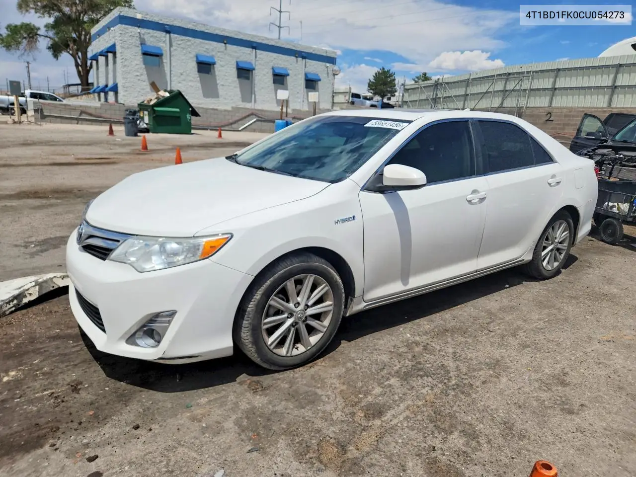 2012 Toyota Camry Hybrid Xle VIN: 4T1BD1FK0CU054273 Lot: 58651456