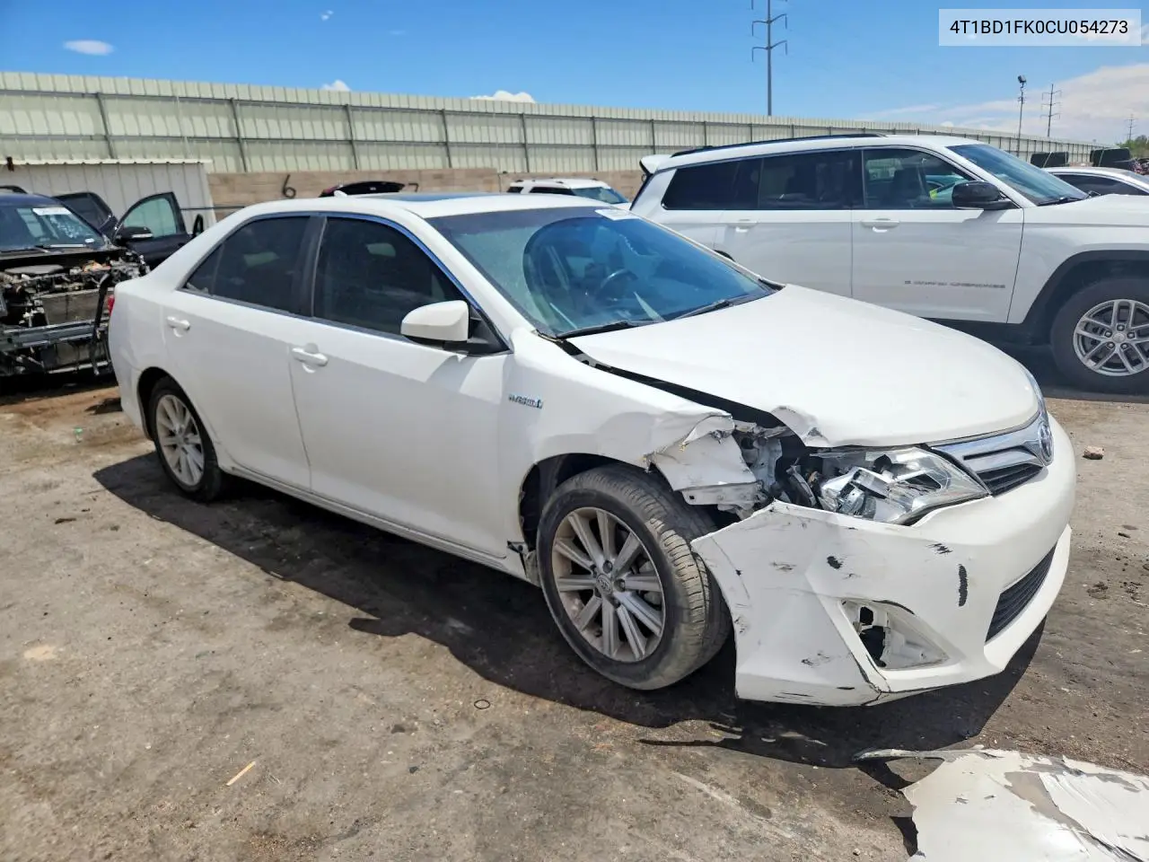 2012 Toyota Camry Hybrid Xle VIN: 4T1BD1FK0CU054273 Lot: 58651456