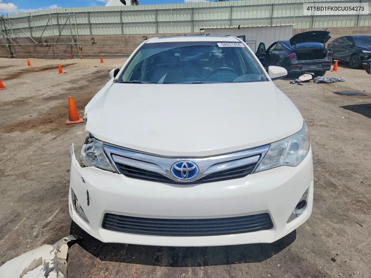 2012 Toyota Camry Hybrid Xle VIN: 4T1BD1FK0CU054273 Lot: 58651456
