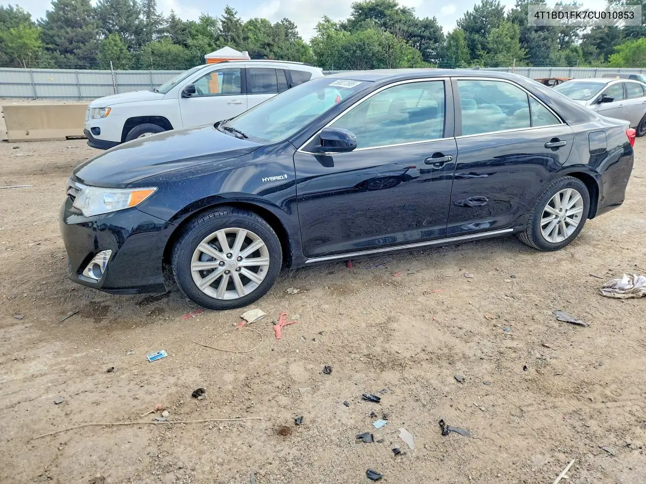 2012 Toyota Camry Hybrid Xle VIN: 4T1BD1FK7CU010853 Lot: 58827566