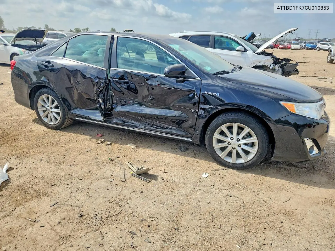 2012 Toyota Camry Hybrid Xle VIN: 4T1BD1FK7CU010853 Lot: 58827566