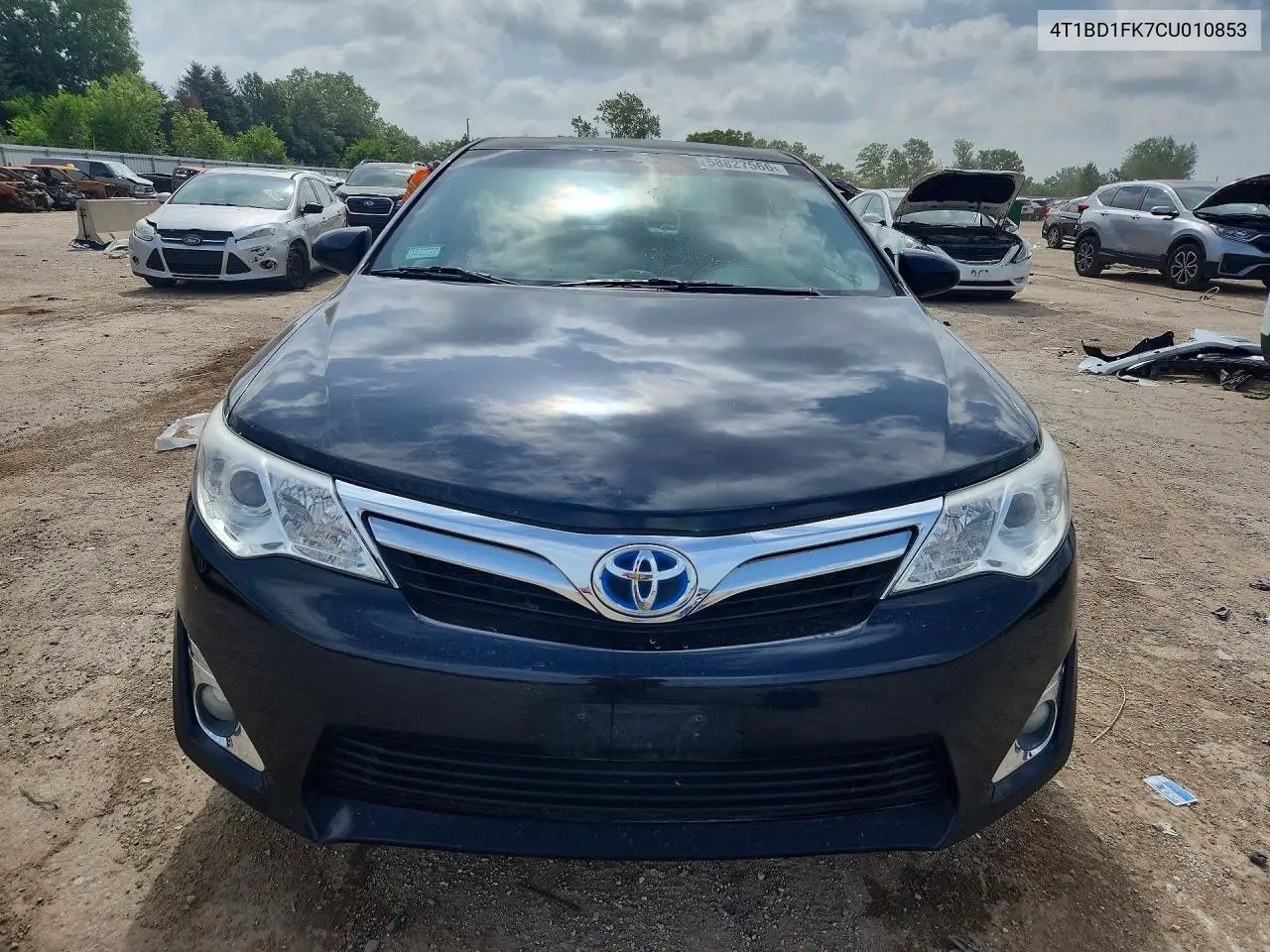 2012 Toyota Camry Hybrid Xle VIN: 4T1BD1FK7CU010853 Lot: 58827566