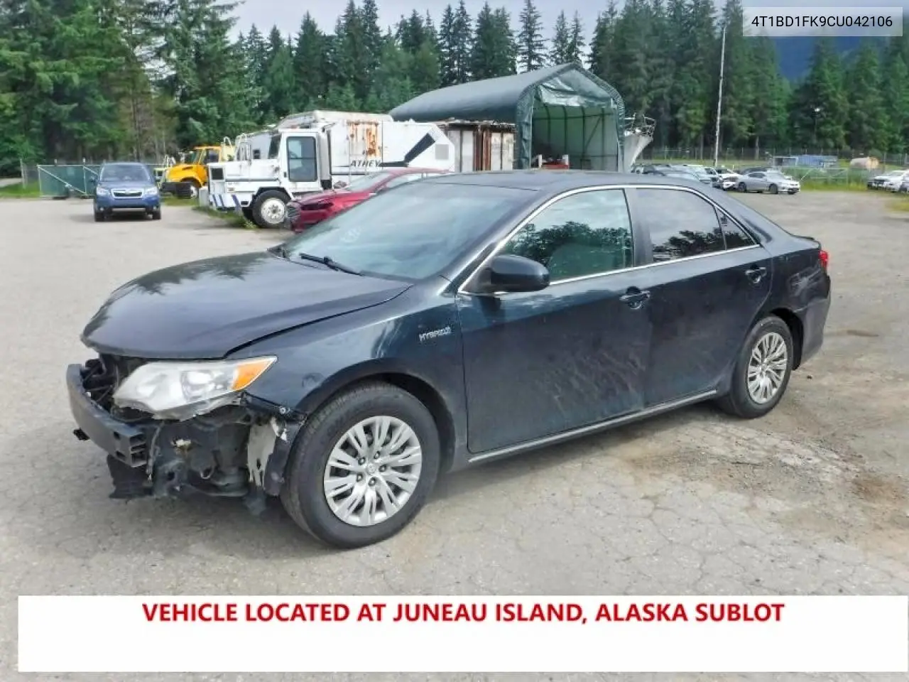 2012 Toyota Camry Hybrid Le VIN: 4T1BD1FK9CU042106 Lot: 58842266