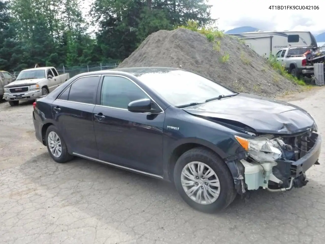 2012 Toyota Camry Hybrid Le VIN: 4T1BD1FK9CU042106 Lot: 58842266