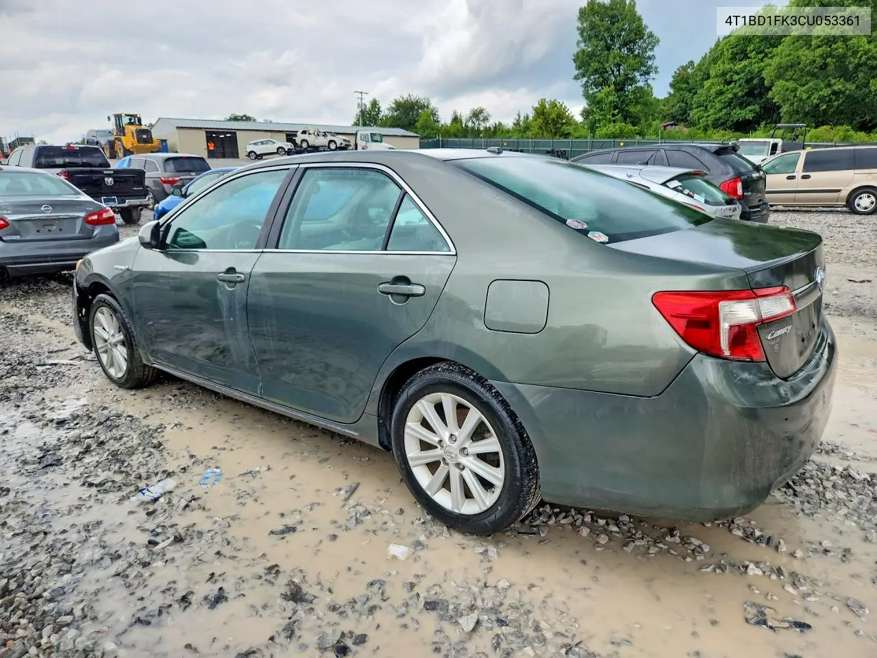 2012 Toyota Camry Hybrid Xle VIN: 4T1BD1FK3CU053361 Lot: 60603256