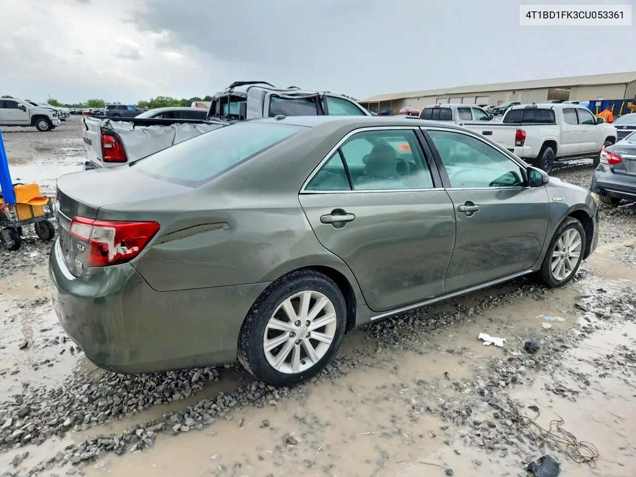 2012 Toyota Camry Hybrid Xle VIN: 4T1BD1FK3CU053361 Lot: 60603256