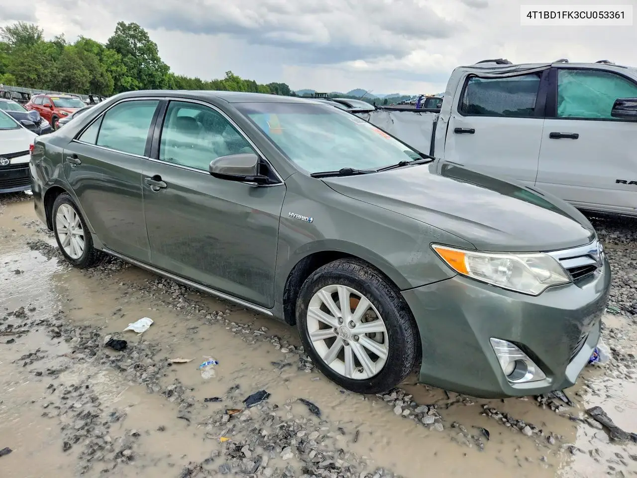 2012 Toyota Camry Hybrid Xle VIN: 4T1BD1FK3CU053361 Lot: 60603256