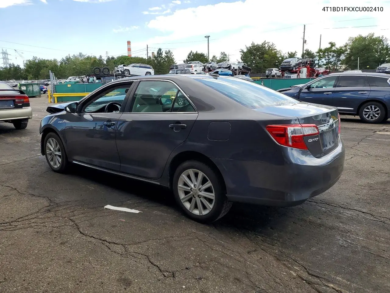 2012 Toyota Camry Hybrid Xle VIN: 4T1BD1FKXCU002410 Lot: 60858716