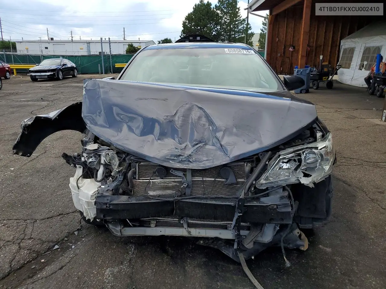 2012 Toyota Camry Hybrid Xle VIN: 4T1BD1FKXCU002410 Lot: 60858716
