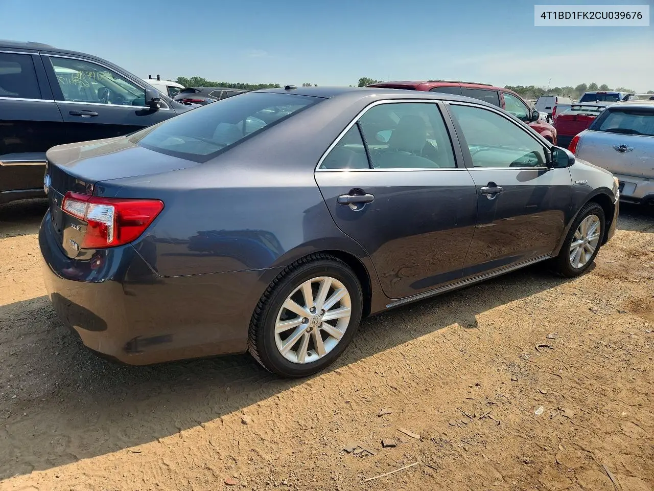 2012 Toyota Camry Hybrid Xle VIN: 4T1BD1FK2CU039676 Lot: 60869316