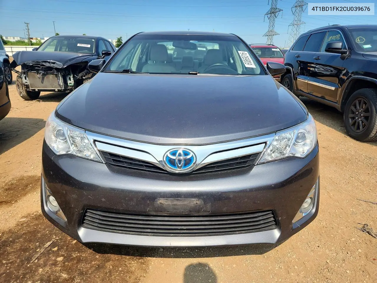 2012 Toyota Camry Hybrid Xle VIN: 4T1BD1FK2CU039676 Lot: 60869316