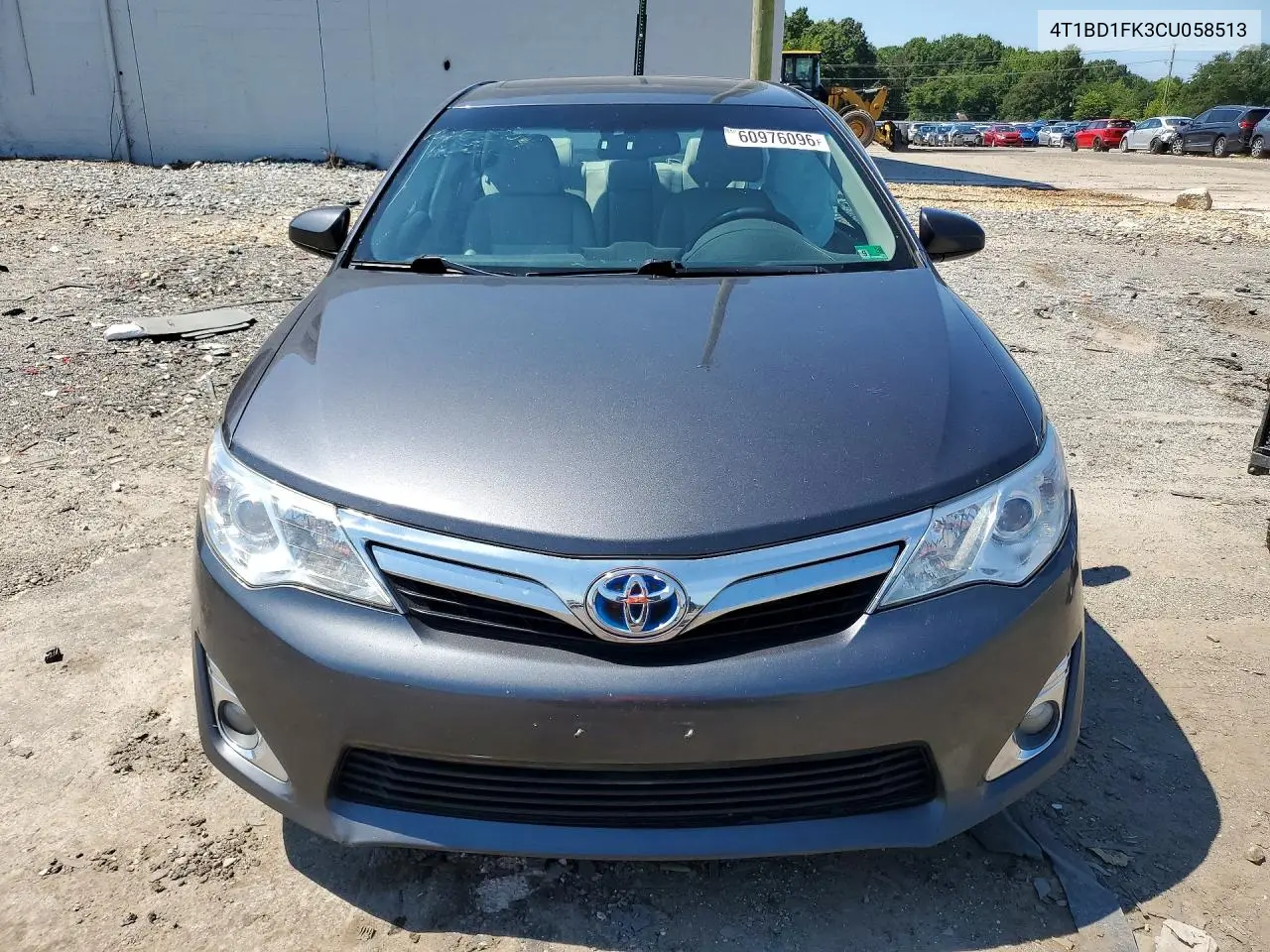 2012 Toyota Camry Hybrid Xle VIN: 4T1BD1FK3CU058513 Lot: 60976096