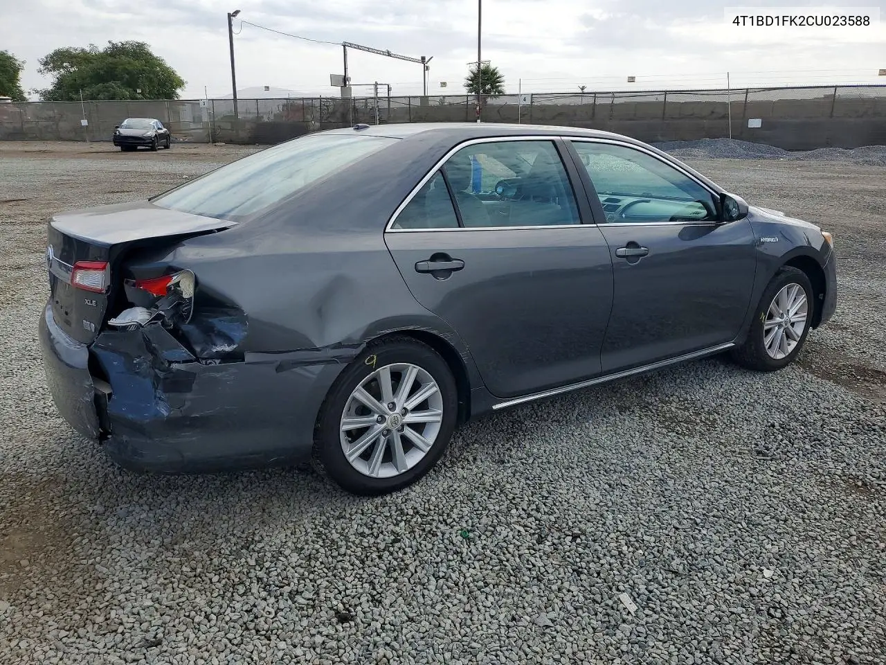 2012 Toyota Camry Hybrid Xle VIN: 4T1BD1FK2CU023588 Lot: 61613956