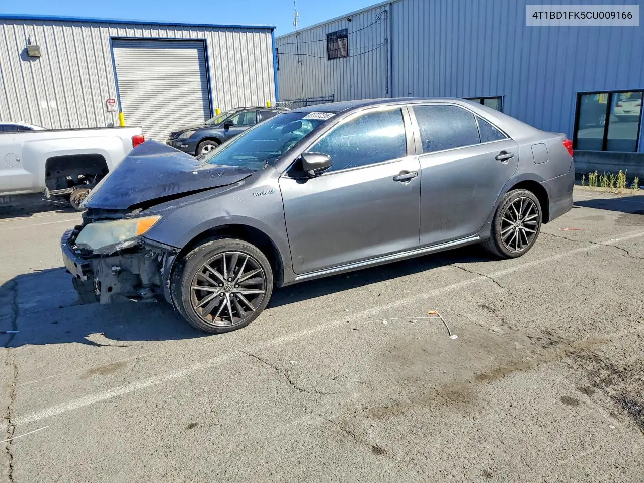 2012 Toyota Camry Hybrid Le VIN: 4T1BD1FK5CU009166 Lot: 61737296