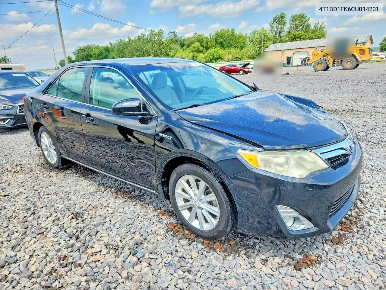 2012 Toyota Camry Hybrid Xle VIN: 4T1BD1FK6CU014201 Lot: 61811346