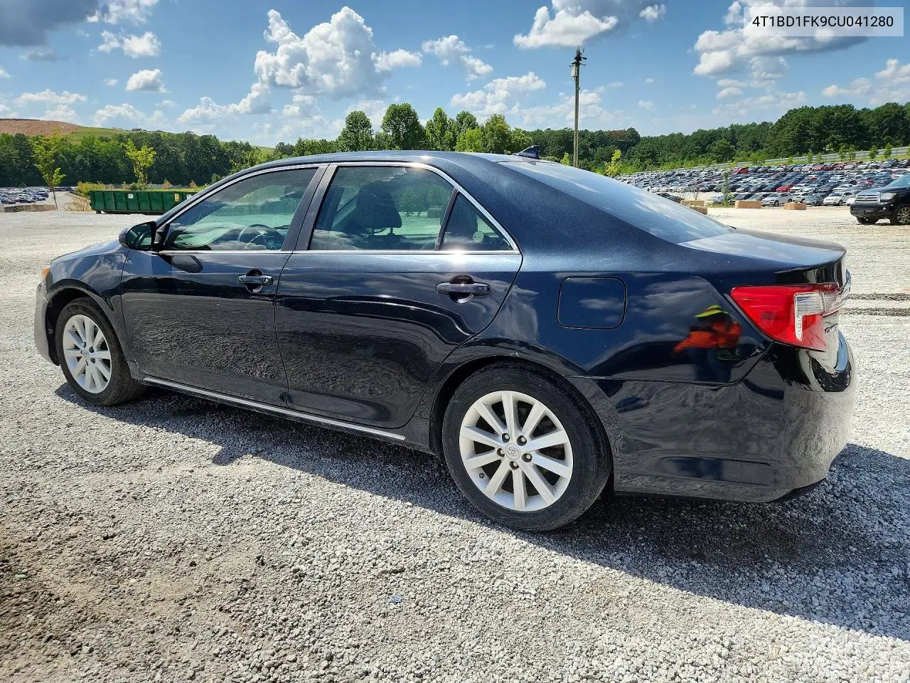 2012 Toyota Camry Hybrid Xle VIN: 4T1BD1FK9CU041280 Lot: 61860036