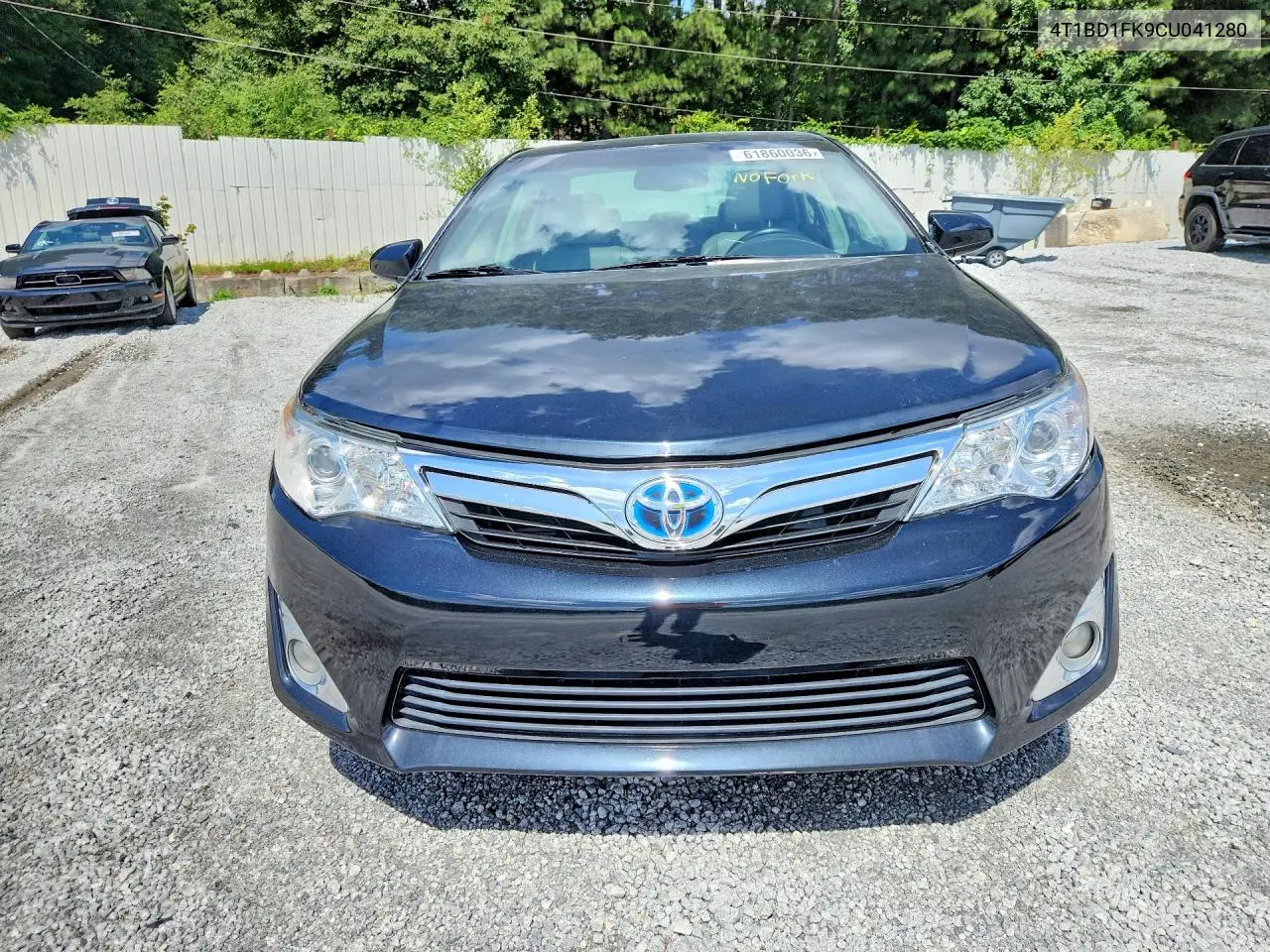 2012 Toyota Camry Hybrid Xle VIN: 4T1BD1FK9CU041280 Lot: 61860036