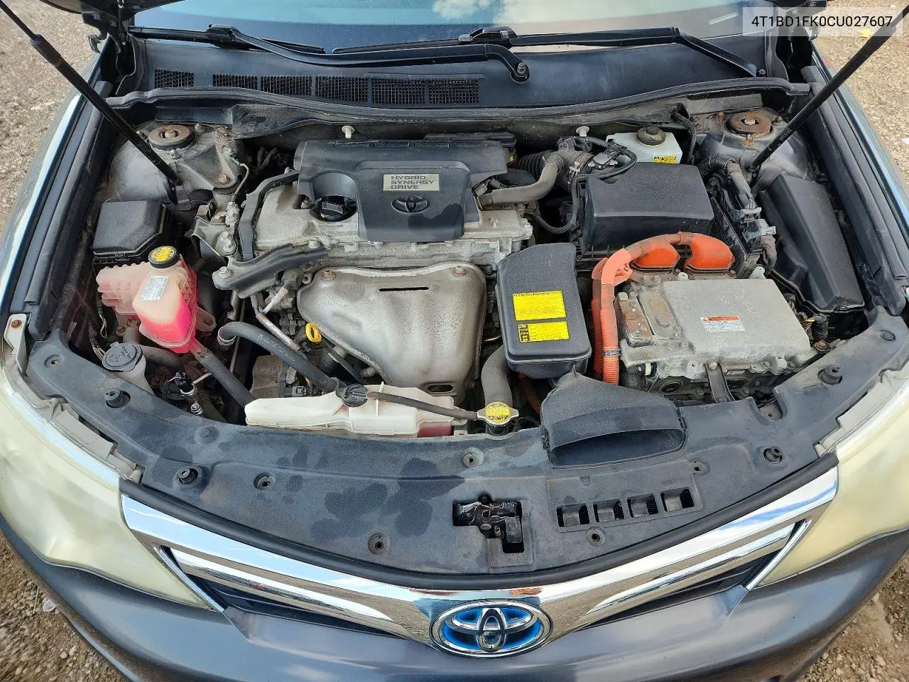2012 Toyota Camry Hybrid Xle VIN: 4T1BD1FK0CU027607 Lot: 62029126