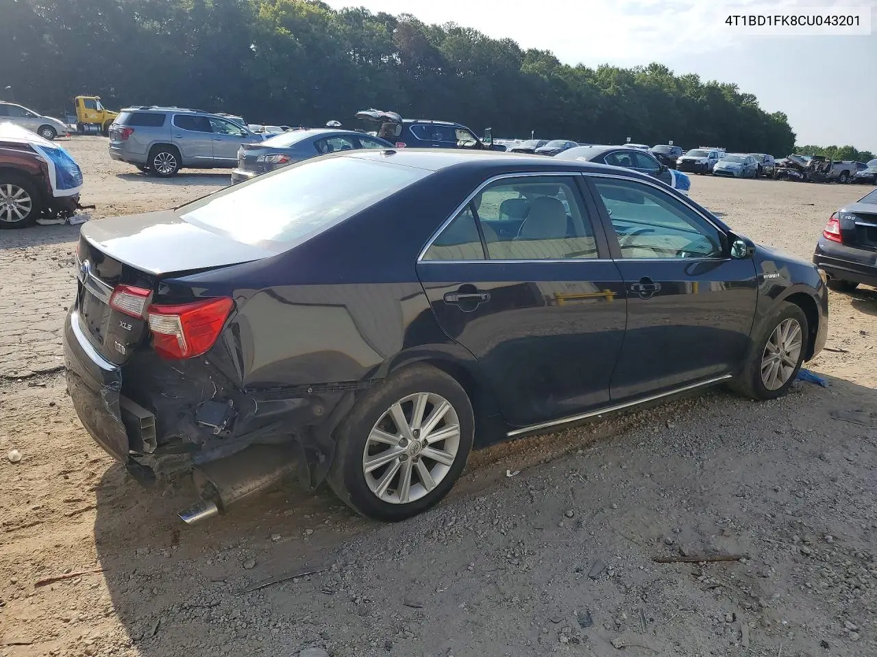 2012 Toyota Camry Hybrid Xle VIN: 4T1BD1FK8CU043201 Lot: 73341915