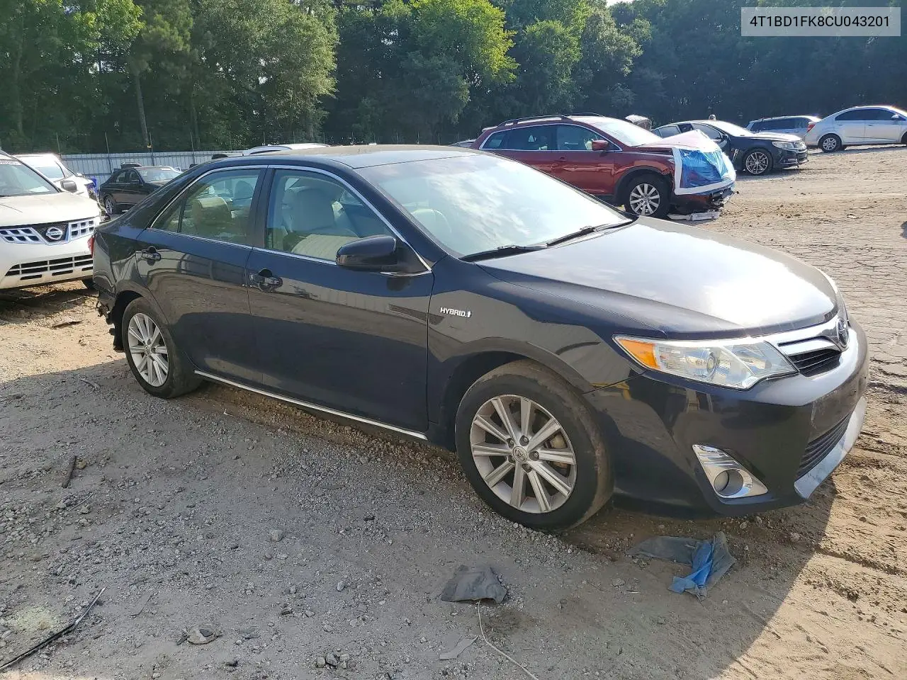 2012 Toyota Camry Hybrid Xle VIN: 4T1BD1FK8CU043201 Lot: 73341915
