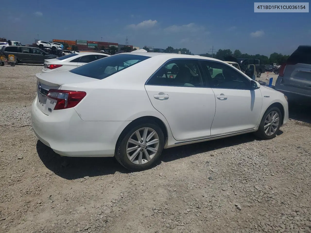 2012 Toyota Camry Hybrid Xle VIN: 4T1BD1FK1CU036154 Lot: 85458275