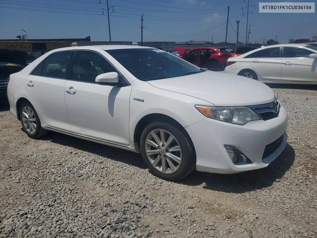 2012 Toyota Camry Hybrid Xle VIN: 4T1BD1FK1CU036154 Lot: 85458275