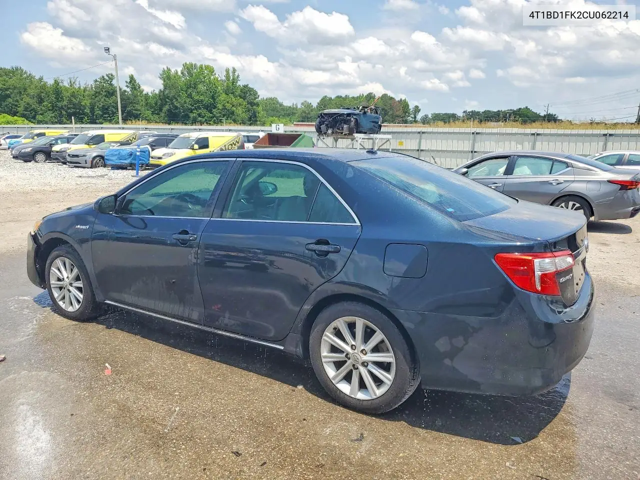 2012 Toyota Camry Hybrid Xle VIN: 4T1BD1FK2CU062214 Lot: 85968455