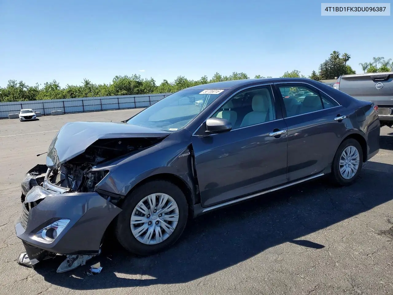 2013 Toyota Camry Hybrid Le VIN: 4T1BD1FK3DU096387 Lot: 50706016