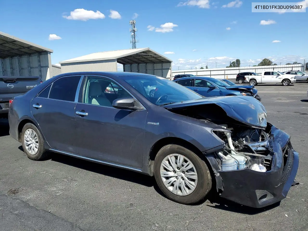 2013 Toyota Camry Hybrid Le VIN: 4T1BD1FK3DU096387 Lot: 50706016