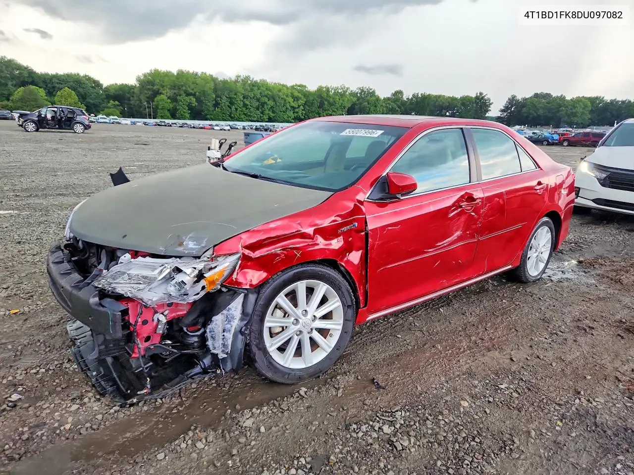2013 Toyota Camry Hybrid Xle VIN: 4T1BD1FK8DU097082 Lot: 55007996