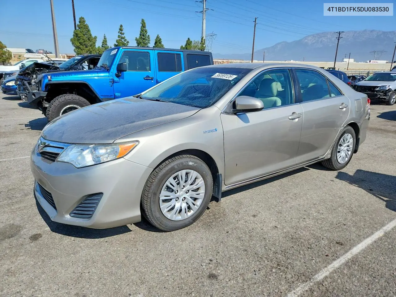 2013 Toyota Camry Hybrid Le VIN: 4T1BD1FK5DU083530 Lot: 56069126